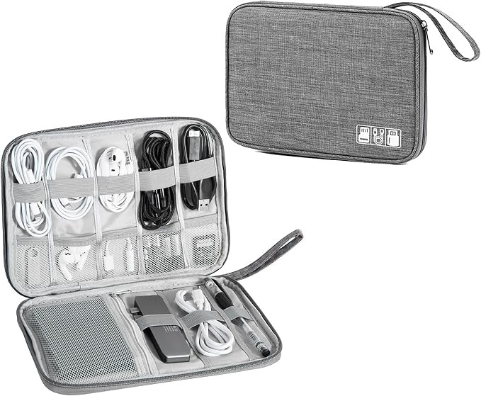 Electronic Organizer, Portable Cord Organizer, Travel Waterproof Electronic Storage Bag, for USB ... | Amazon (US)