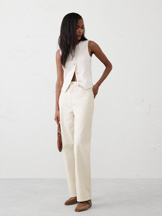 Ultra High-Rise Straight Jean | Banana Republic Factory