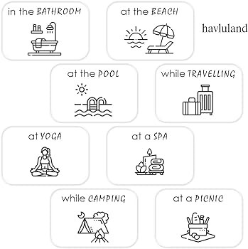 HAVLULAND Turkish Beach Towel 100% Cotton Oversized 71x39 Turkish Bath Towels Sand Free Beach Tow... | Amazon (US)