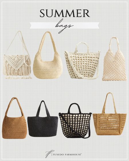 Summer Bags

Crocheted bags are so in right now and they come in so many price points! There is truly a style for everyone!

Style, fashion, bags, purse, clutch

#LTKSeasonal #LTKStyleTip #LTKFindsUnder100