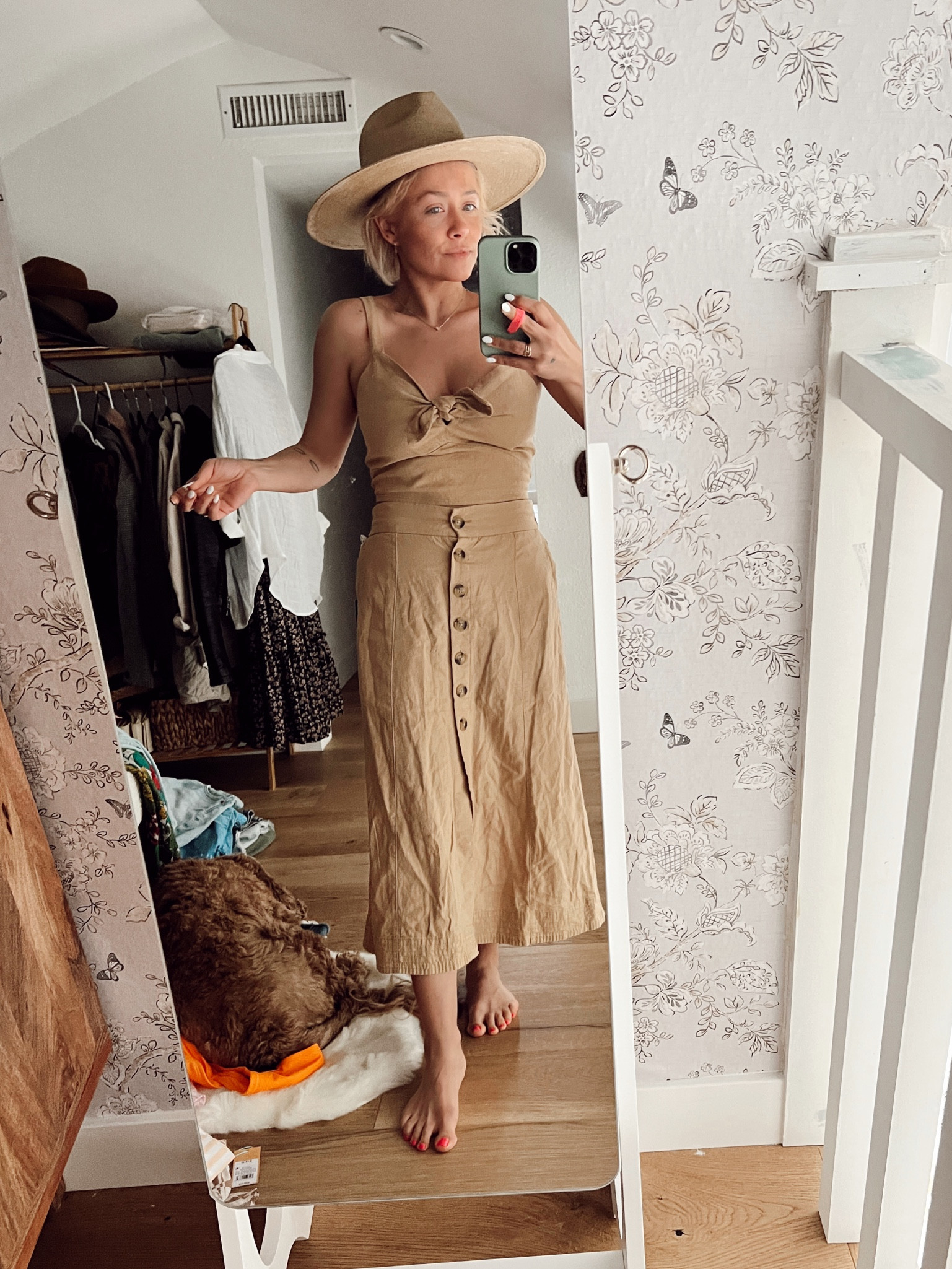 Need a quick steam, but I’m loving this linen resort style set from Target! 

#LTKfit #LTKtravel #LTKstyletip