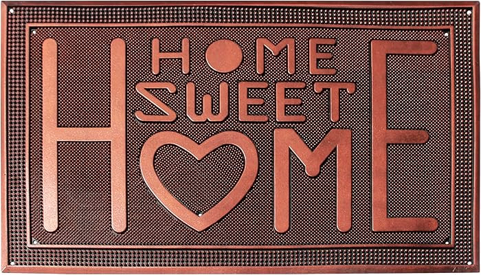 A1HC Rubber Welcome Doormat for Outdoor Indoor Entrance, Non-Slip Backing Front Door Mat for High... | Amazon (US)
