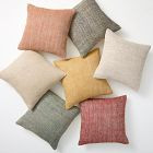 Two Tone Chunky Linen Pillow Cover | West Elm (US)
