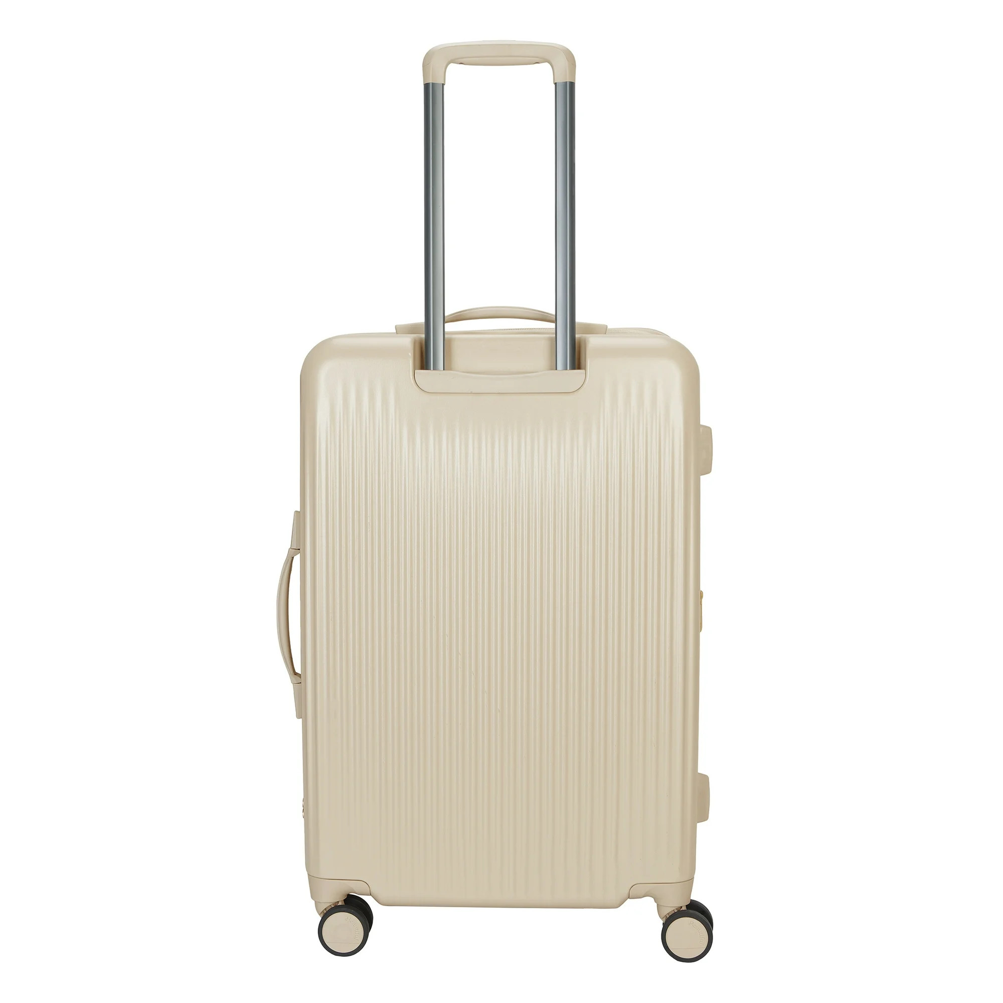 Beautiful 24-inch Checked Expandable Hardside Upright Luggage by Drew Barrymore, Porcini Taupe | Walmart (US)