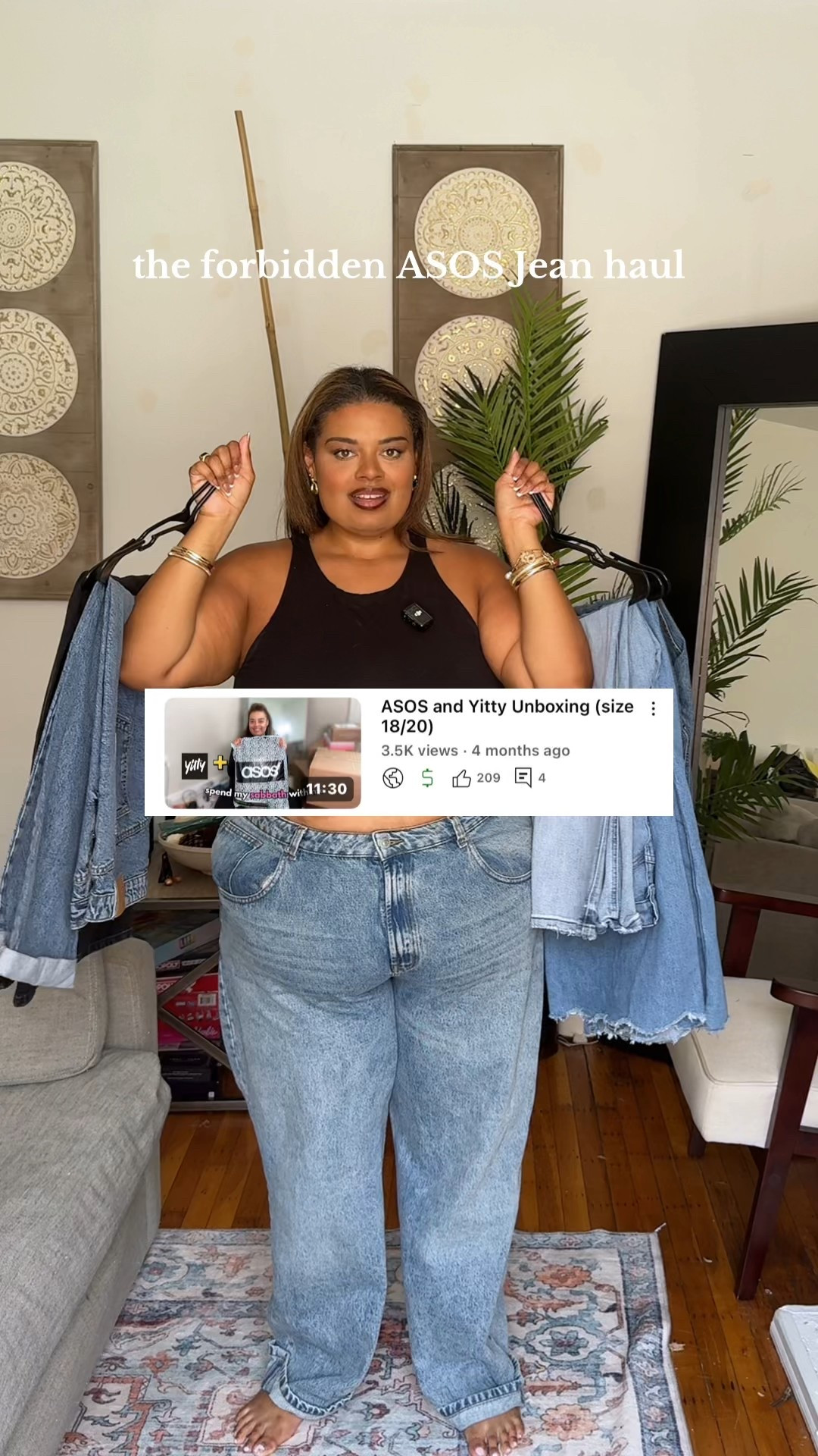 ASOS plus size jean haul 

#LTKPlusSize