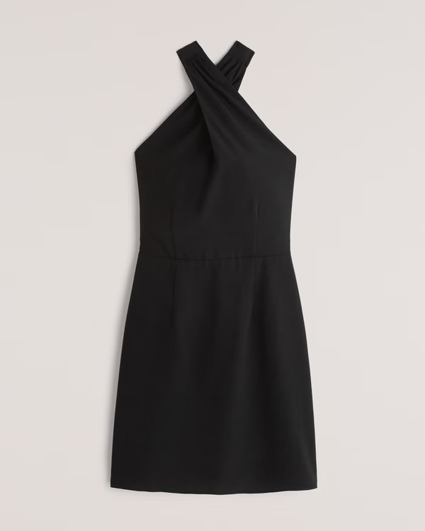 Halter Slip Mini Dress | Abercrombie & Fitch (US)