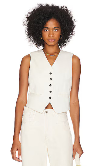 Sierra Vest in Marzipan | Revolve Clothing (Global)