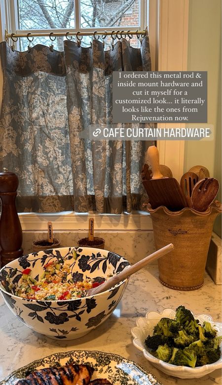 Café curtain hardware I found on Amazon 

#LTKhome