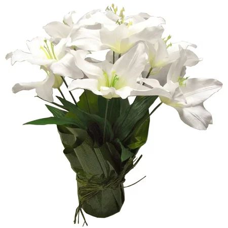 Easter Decor Potted White Lily | Walmart (US)