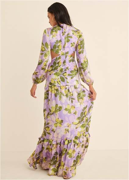 Sherbet Satin Maxi Dress | VENUS