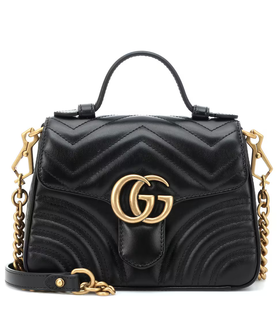 GG Marmont Mini leather shoulder bag | Mytheresa (US/CA)