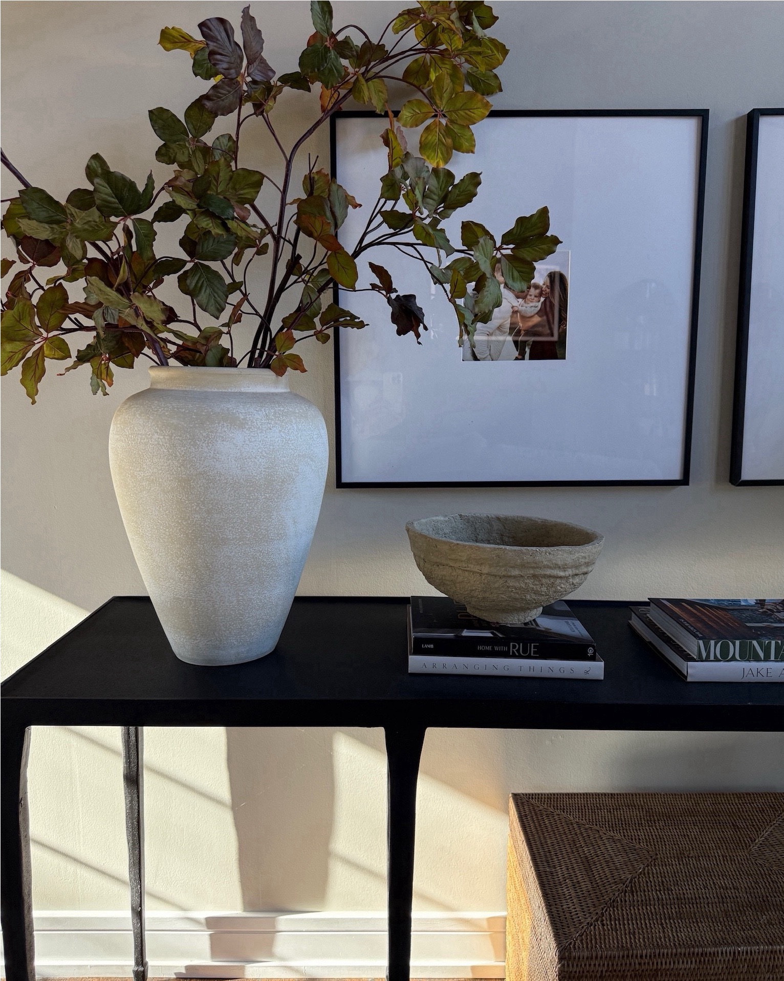 One of my favorite styling moments! We’ve had this iron console table for years, and it’s a piece I’ll always hold onto!  These Ivy grape stems are a year round styling favorite for me too! 

#LTKHome