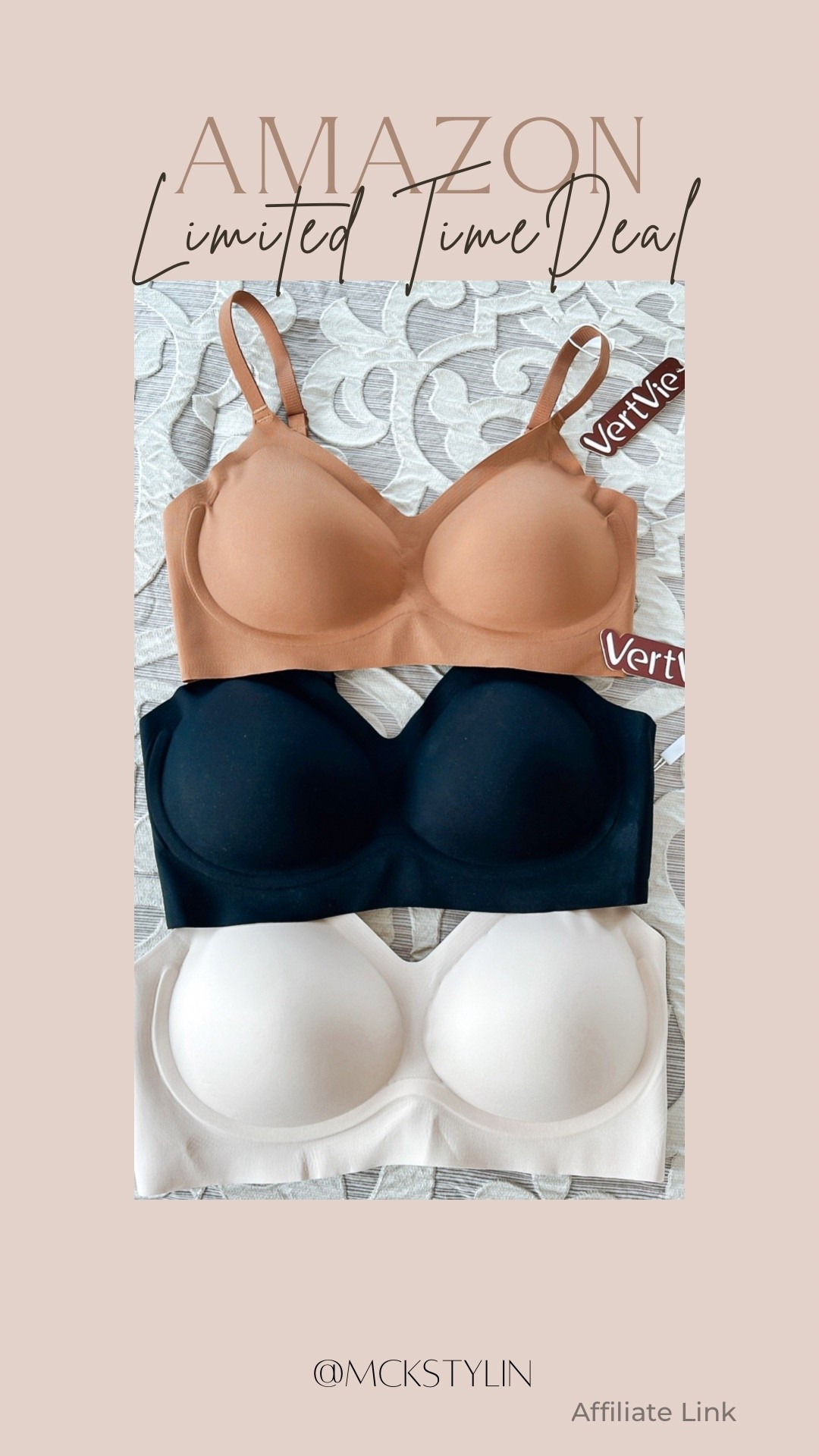 My most favorite everyday bra is on SALE! Seamless, wire free with amazing support. Deep V for discrete wear. 

#LTKFindsUnder50 #LTKSaleAlert #LTKootd