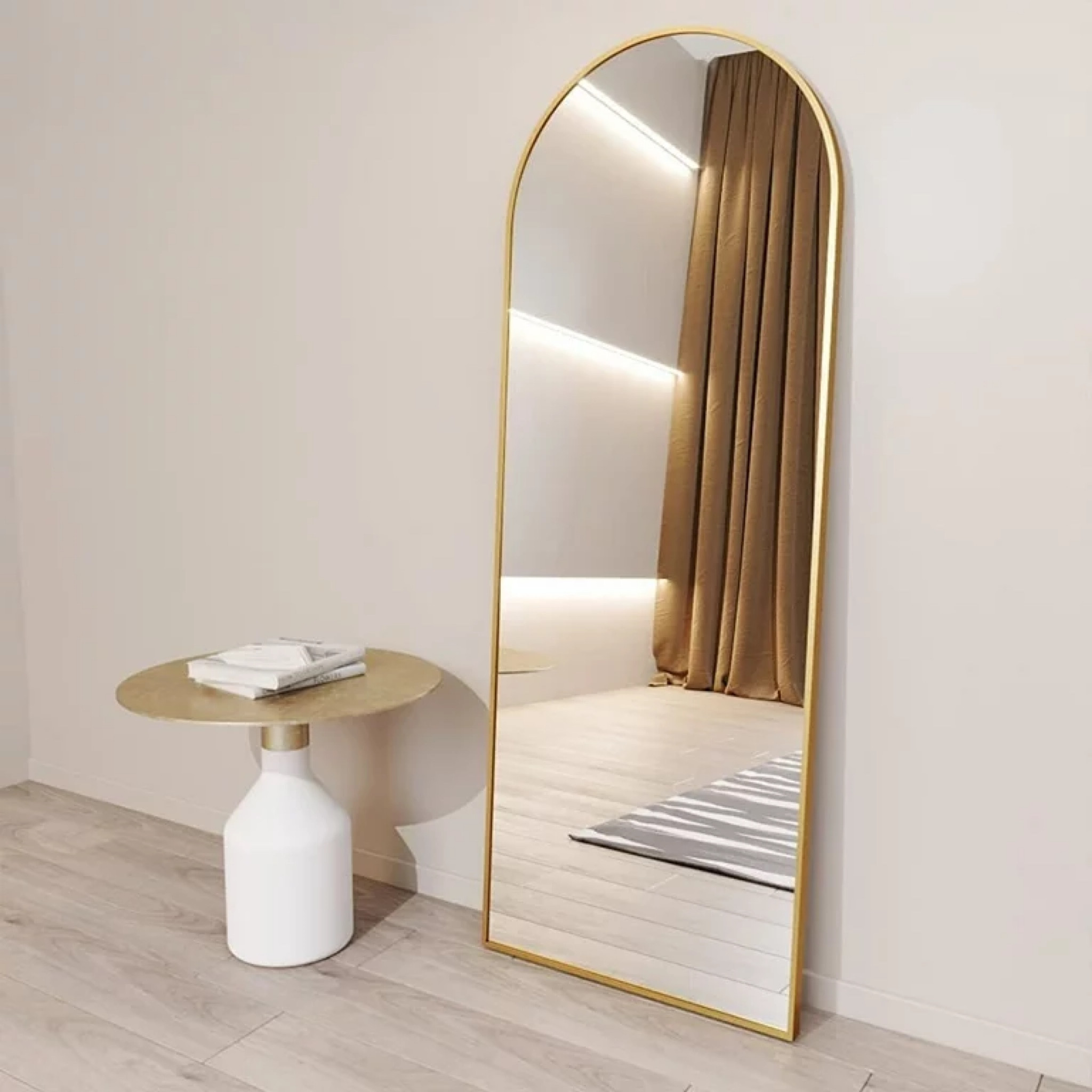 Gold Arched Full Length Mirror! The lowest price I’ve seen! 

#LTKsalealert #LTKGiftGuide #LTKhome
