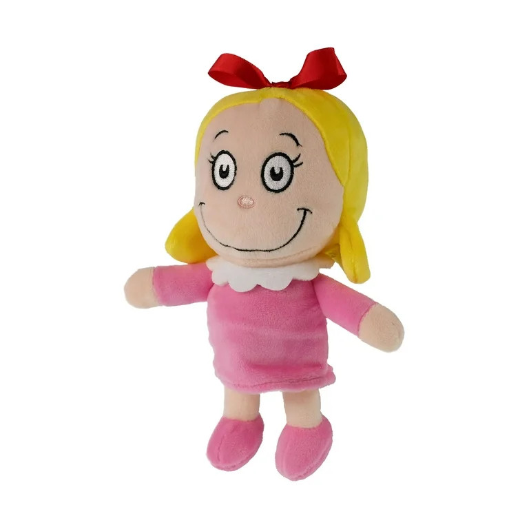 How the Grinch Stole Christmas CIndy-Lou Christmas Plush, 8 inches Tall, Pink, by Ruz | Walmart (US)