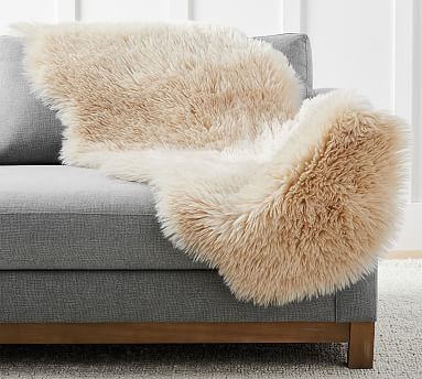 Luxe Faux Fur Double Length Hide | Pottery Barn (US)
