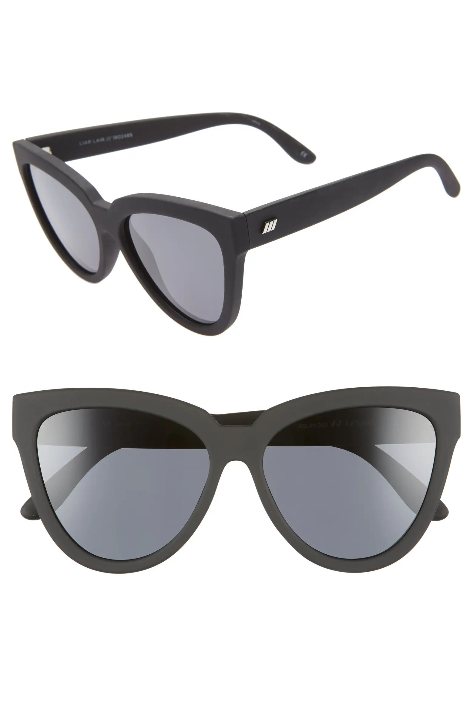 Le Specs Liar Liar 57mm Polarized Cat Eye Sunglasses | Nordstrom | Nordstrom
