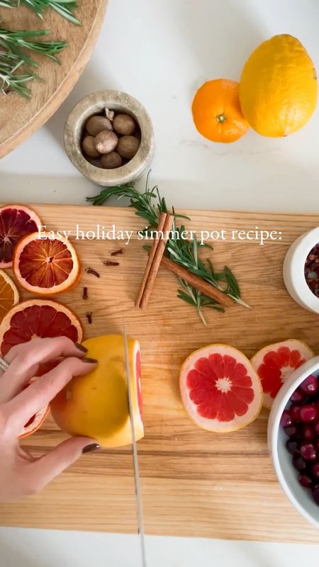 Easy simmer pot recipe for the holidays, makes a great gift idea too! 

#LTKunder50 #LTKHoliday #LTKhome