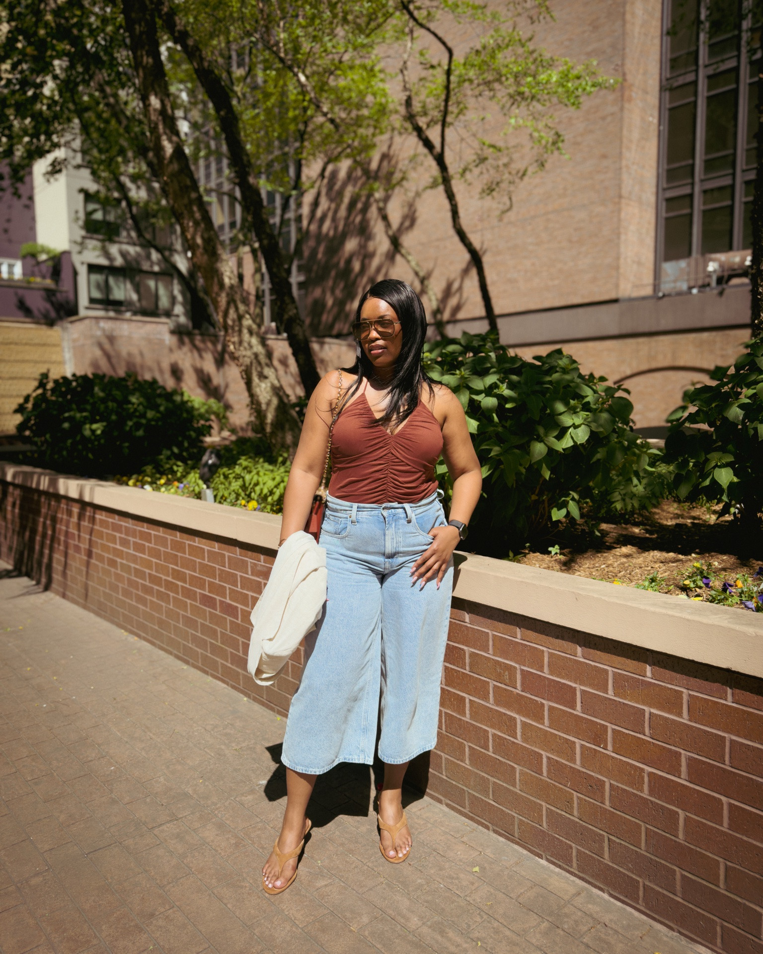 Culotte jeans might be my new favorite thing! They are summer friendly and can be dressed up or down! 

Wearing a size 12 in jeans 
Top is a L

#LTKMidsize #LTKootd #LTKSeasonal