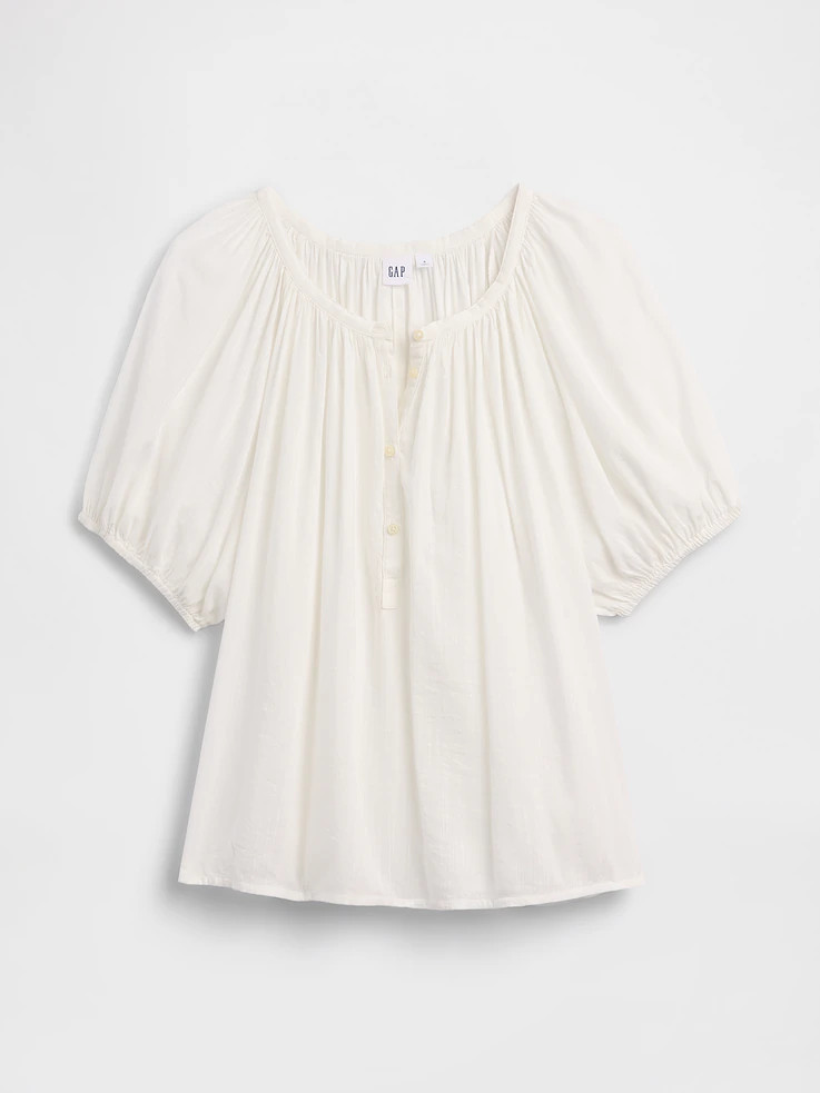 Oversized Puff Sleeve Top | Gap Factory