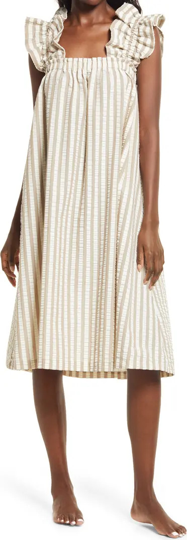 Ruffle Strap NightgownOPEN EDIT | Nordstrom