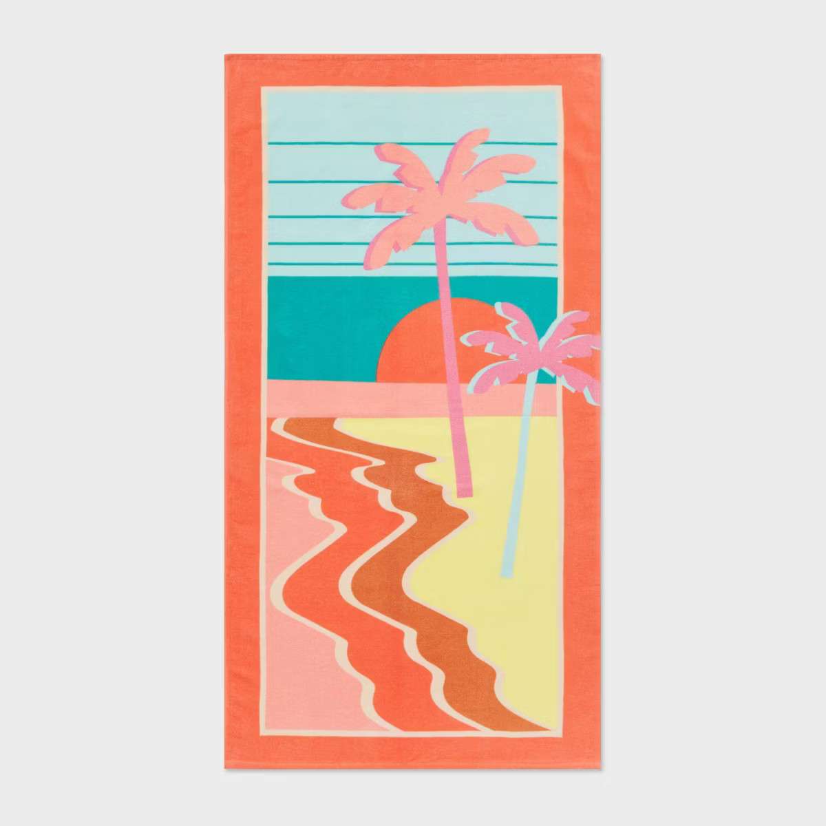 Scenic Palm Tree Beach Towel - Sun Squad™ | Target