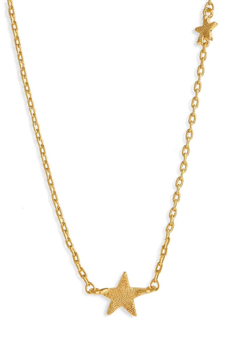Madewell Shimmer Star Station Necklace | Nordstrom | Nordstrom