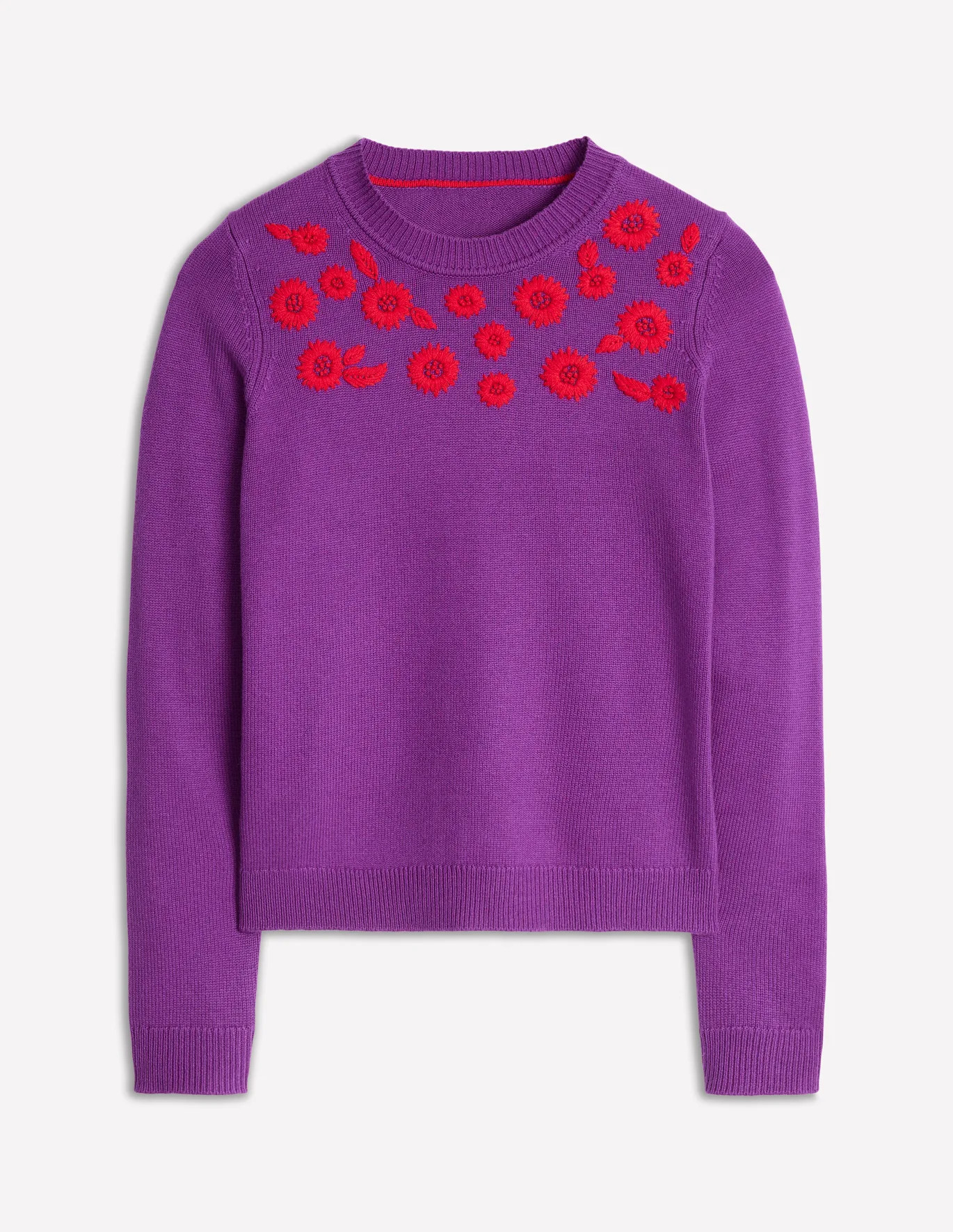 Embroidered Floral Jumper | Boden (US)
