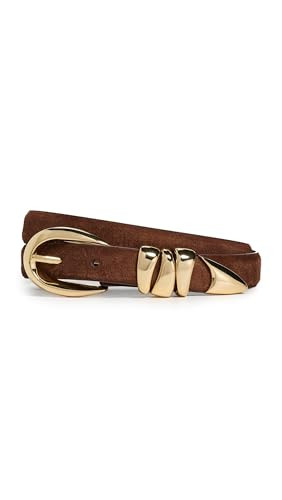 Madewell Women's Triple Metal Keeper Suede Belt | Amazon (US)