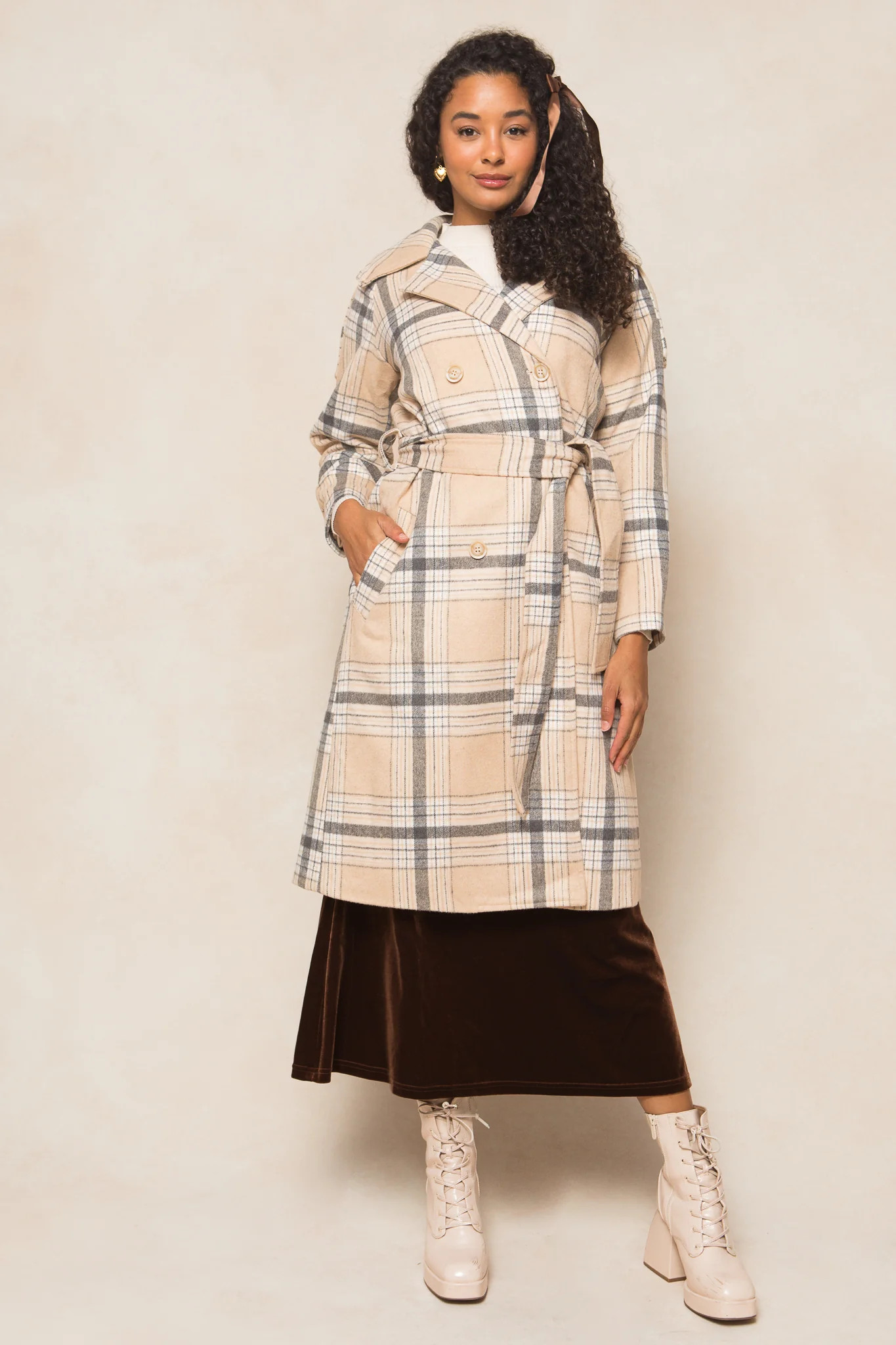 Molly Coat in Plaid - FINAL SALE | Ivy City Co