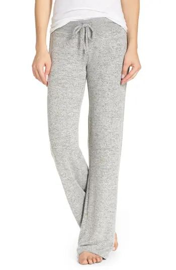 Women's Make + Model Best Boyfriend Brushed Hacci Lounge Pants, Size Medium - Grey | Nordstrom