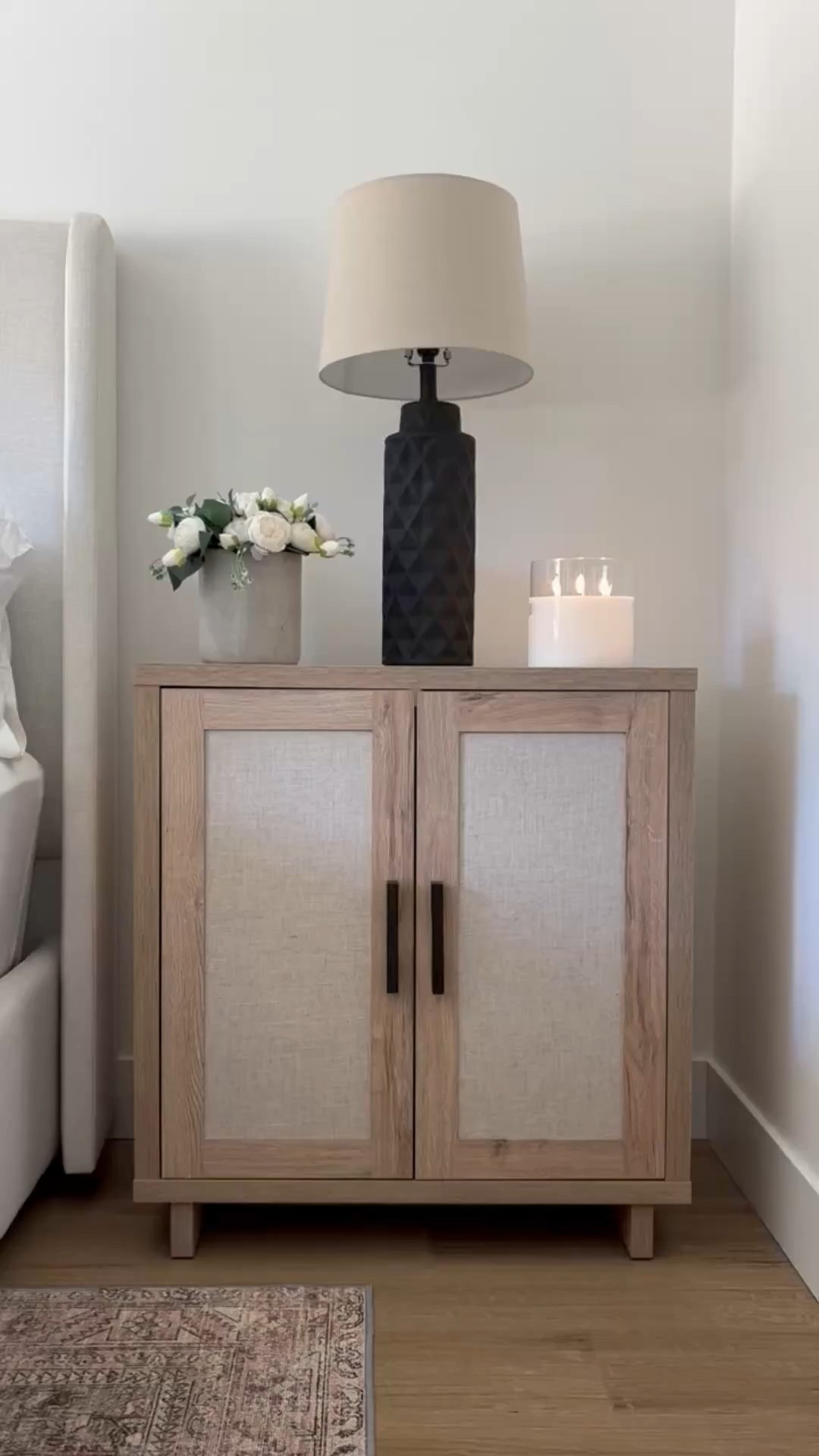 B E D R O O M / nightstands are just over 30% off right now! 

This candle will be doing some furniture hopping. It’s too good & I want it everywhere!

Neutral | Bedroom | Oak Accent Cabinets | Wayfair | Amazon | Flameless Candle | Bamboo Sheets | Area Rug

#LTKsale #LTKcasa #LTKcanada