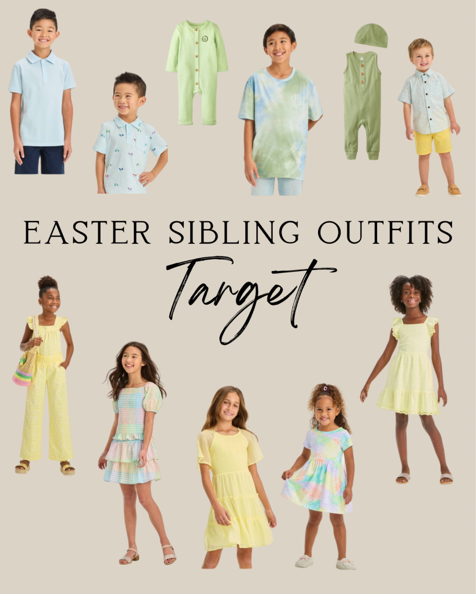 Easter sibling outfits from Target pastel, colorful, baby boy, baby girl, toddler boy, toddler girl, boy and girl Easter outfits

#LTKstyletip #LTKSeasonal #LTKkids