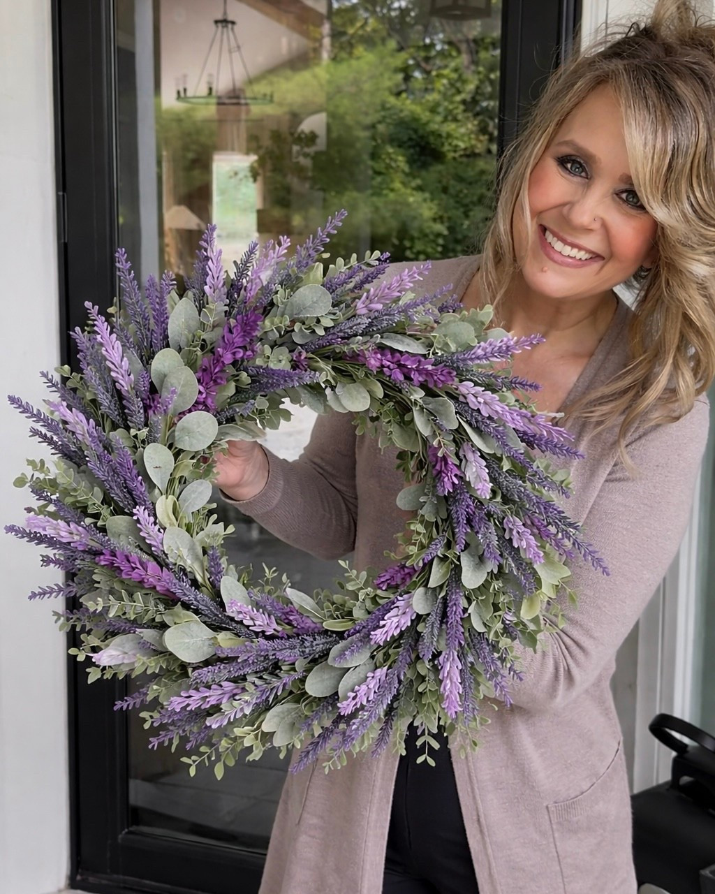 On Sale Lavender Wreath  (Amazon’s Choice + 300+ bought this month)

Follow @farmtotablecreations on Instagram for more cozy home finds 🤍

This wreath is one of those pieces that instantly makes your front door feel fresh for spring. The mix of soft lavender tones paired with eucalyptus greenery gives it that full, high-end look without the price tag. It’s lightweight, easy to hang, and holds its shape beautifully once fluffed.

I love that it works for both covered porches and indoor spaces, and the color adds just enough seasonal interest while still keeping everything neutral and timeless.

Such a good find if you’re wanting something that looks full and realistic without spending a fortune.

#springdecor #wreath #frontdoor #homedecor #amazonfinds

#LTKHome #LTKSaleAlert
