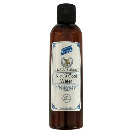 Lu Lu s Suds Nick s Cool Water Goat Milk Lotion 8 oz. with Calming & Pleasant Scent | Walmart (US)