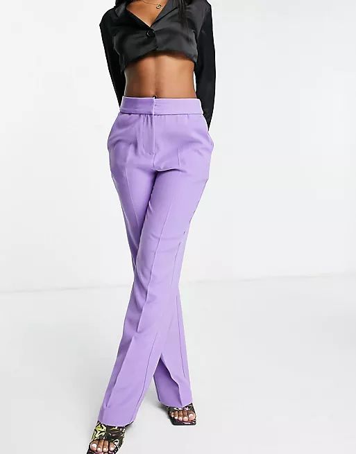 Y.A.S trousers and blazer co-ord in bright purple | ASOS | ASOS (Global)