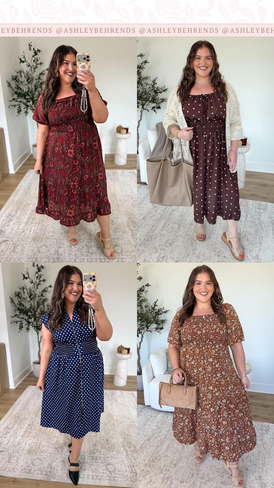 Give me all the polka dot and fall floral maxi dresses for this fall season. I am swooning over these plus size approved dresses, and how confident I feel in them. These are all great options for the pumpkin patch, apple picking, family photos or as a more casual fall wedding guest dress. I love that they can easily go from the office, or classroom, but they aren’t stuffy at all. They are flowy and comfortable, and those are both musts for me! 
Fall outfit inspiration, office inspired fall looks, classroom appropriate dresses

#LTKSeasonal #LTKPlusSize
