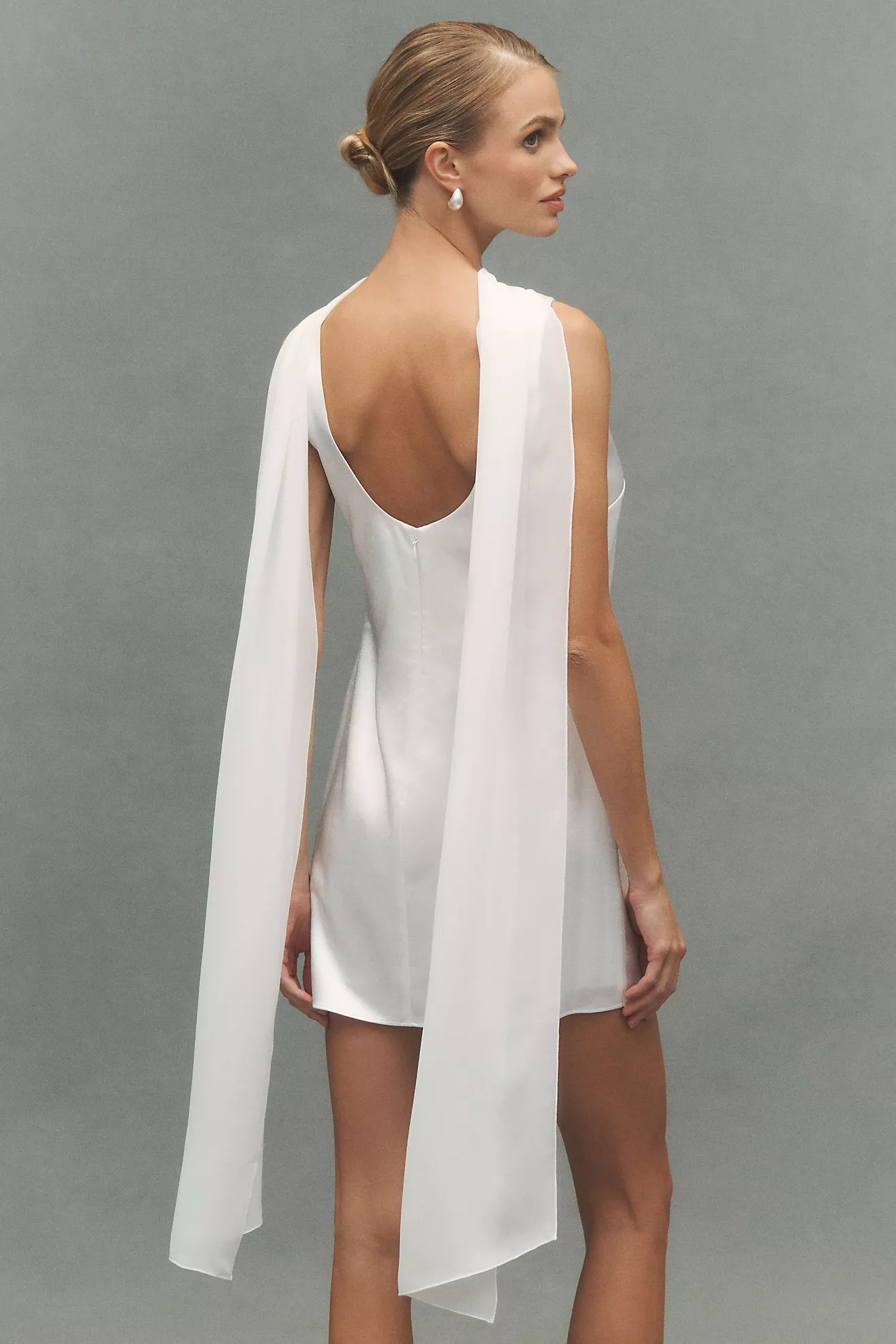 Mare Mare Scarf Satin Mini Dress | Anthropologie (US)