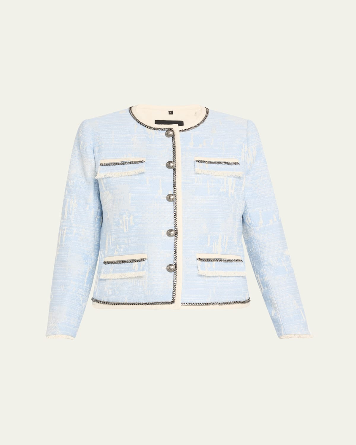 Lark Fringed Chain-Trim Jacket | Bergdorf Goodman