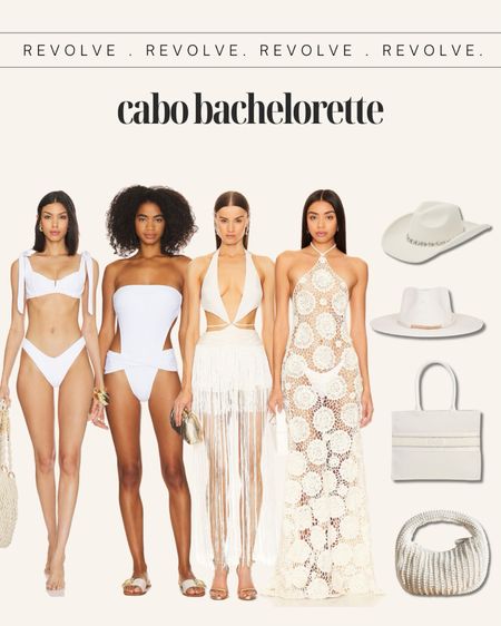 Cabo bachelorette outfit inspo, bridal outfit, white outfit, vacation outfit 

#LTKstyletip #LTKSeasonal #LTKwedding