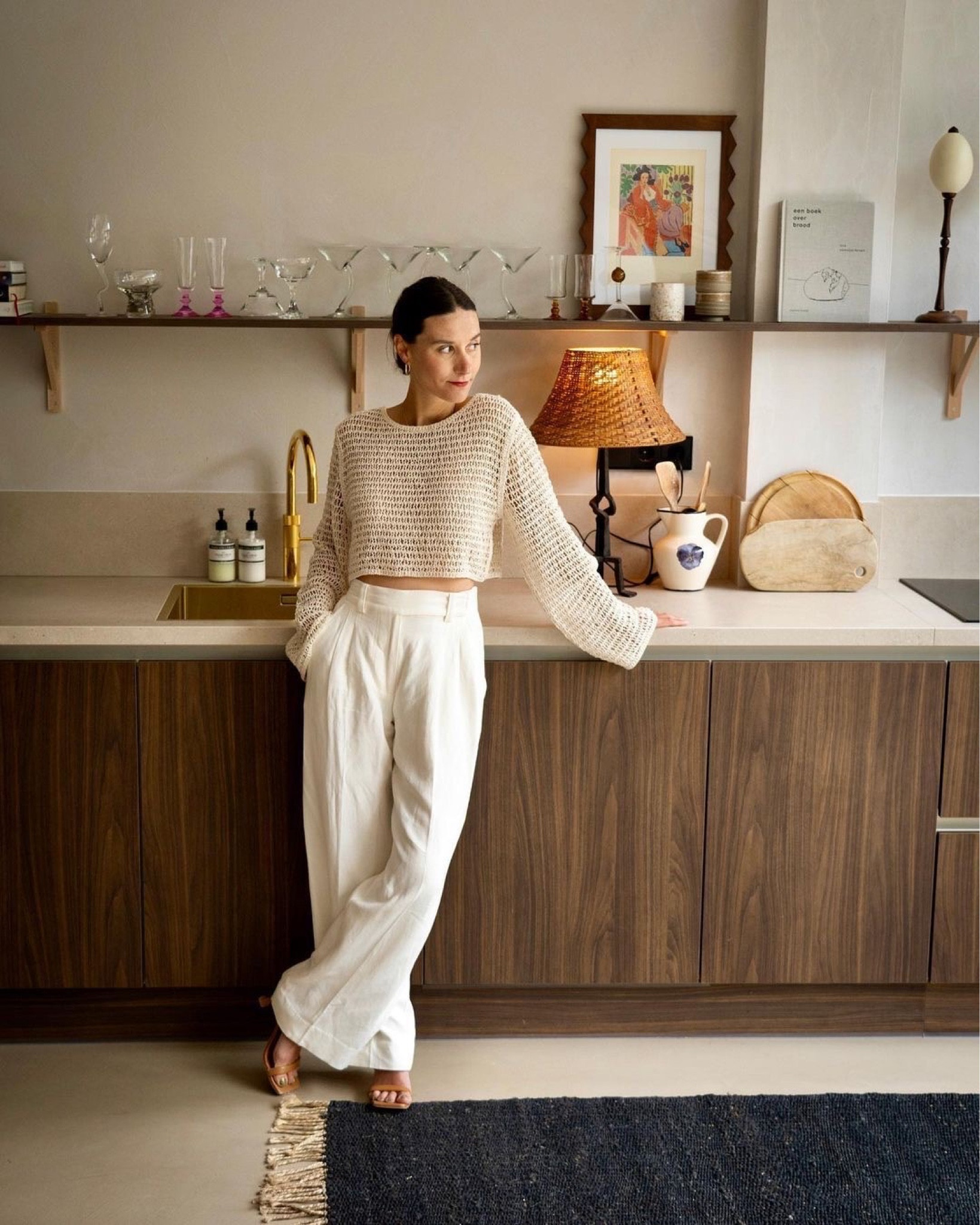 Crochet sweater and white trousers look 🤍

#LTKSeasonal #LTKeurope #LTKstyletip