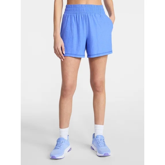 Athletic Works Women's and Women's Plus ButterCore Soft Performance Gym Shorts, Sizes XS-4X | Walmart (US)