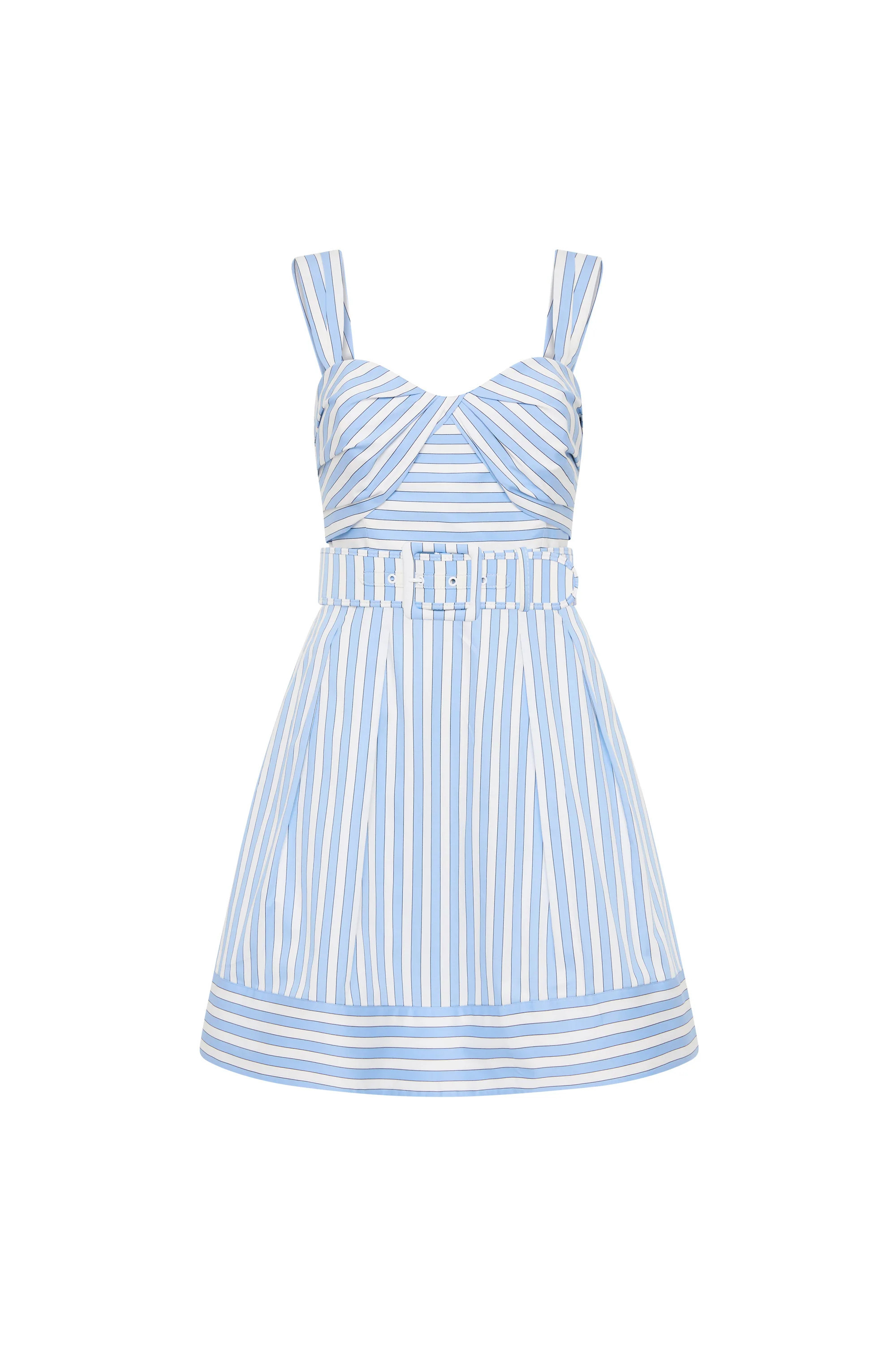 Rebecca Vallance - Ava Strap Mini Dress Blue | Rebecca Vallance (Global)