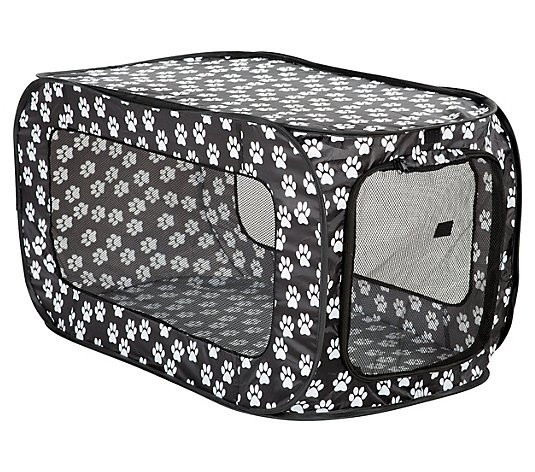 Pet Store Pop Open Single Door Collapsible SoftDog Crate | QVC