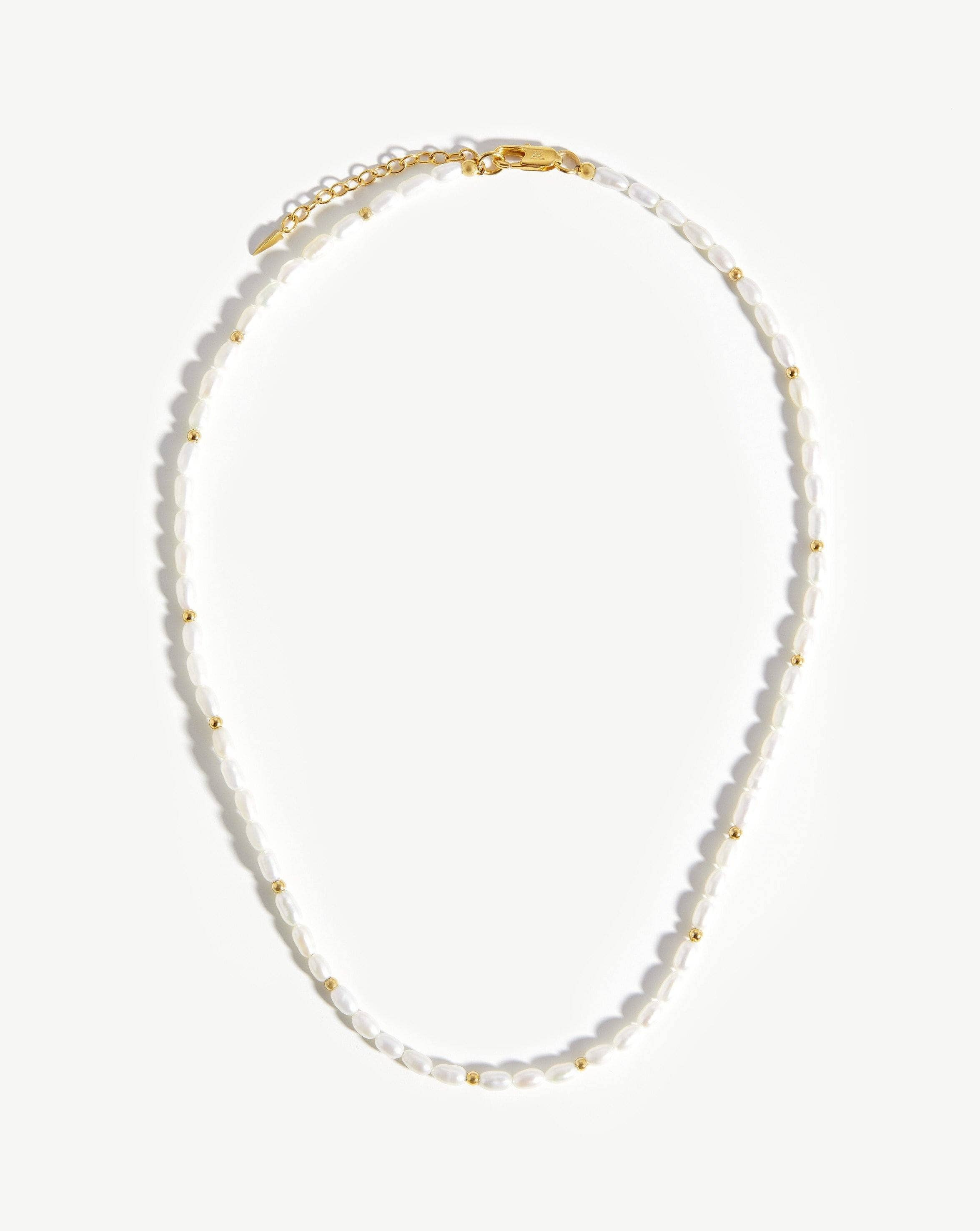 Short Seed Pearl Beaded Necklace | Missoma