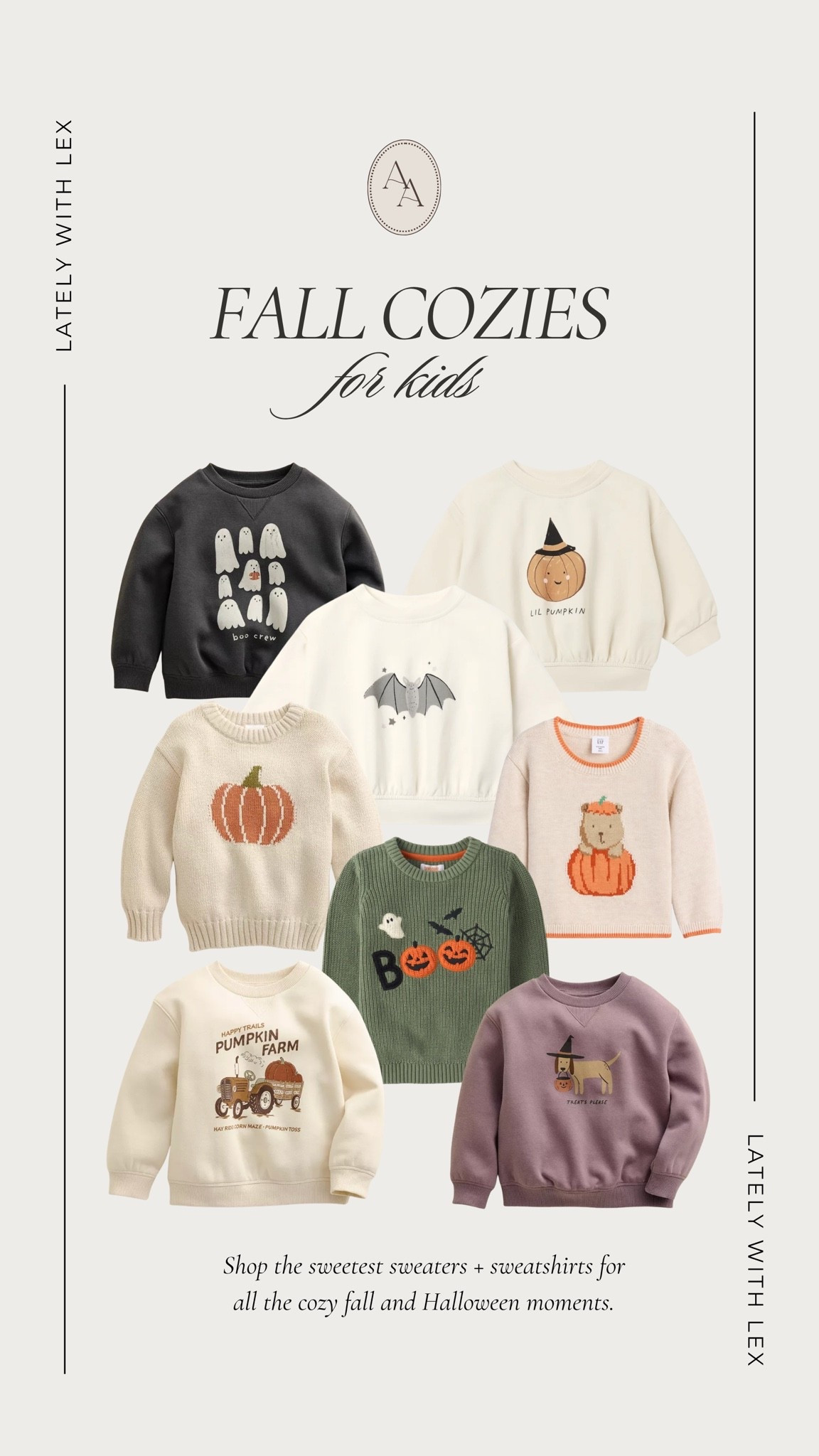 Cozy sweaters + sweatshirts for little ones to wear for all the fall & Halloween moments ahead!

#LTKSeasonal #LTKKids #LTKBaby