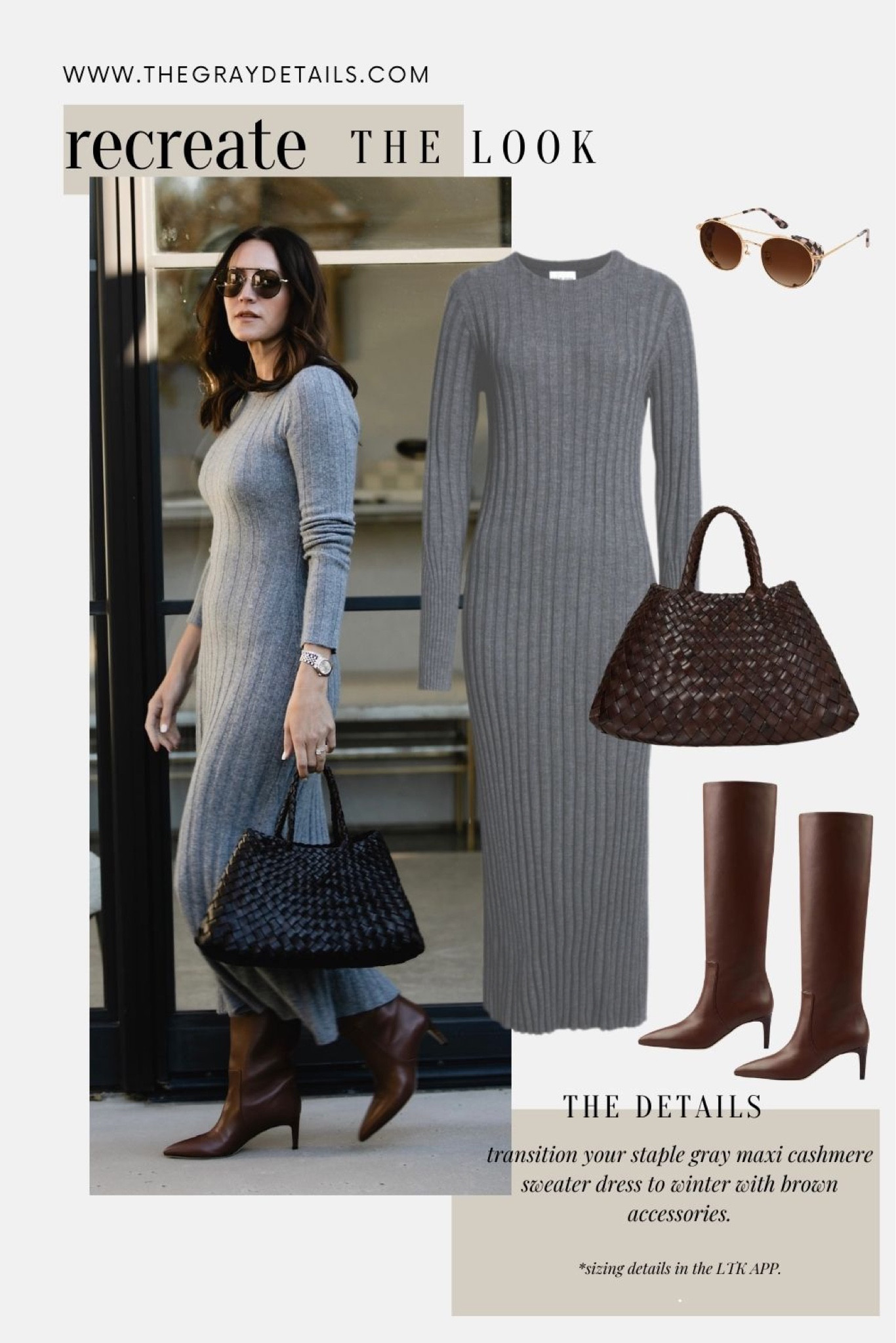 Grey sweater dress, reformation outfit, tall kitten heel boots

Perfect look for work, girls dinner

Quiet luxury outfit, elegant style, classy style, Pinterest outfit, outfit inspo, winter outfit, workwear

#LTKover40 #LTKworkwear #LTKstyletip
