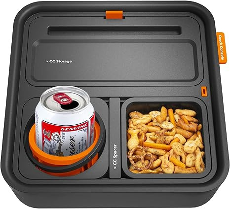 CouchConsole Original Tray - Drinks & Snacks Sofa Caddy with Armrest, Table with Phone Stand- TV ... | Amazon (US)