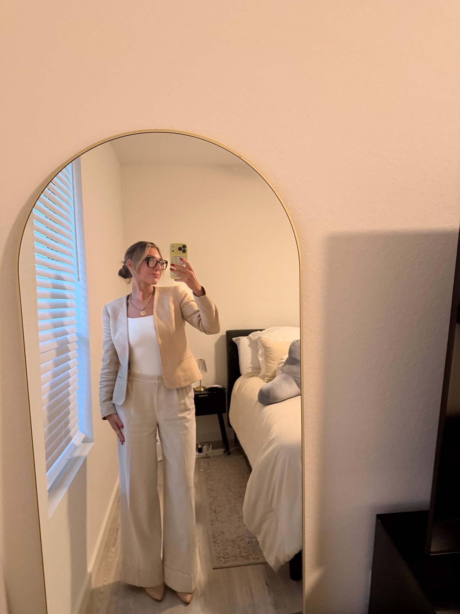 ☀️ Summer workwear but make it effortless 🤎 This tan outfit is the perfect balance of polished + comfortable for those warm office days. Linking all the pieces 🤍 #LTKWorkwear #SummerStyle