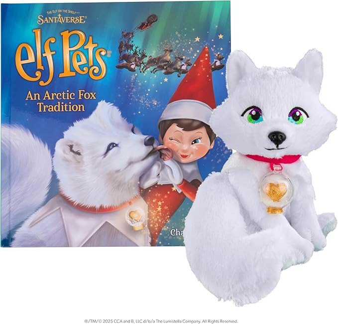 Elf Pets: an Arctic Fox Tradition - Huggable Elf Pet Arctic Fox Stuffed Animal - Includes Beautif... | Amazon (US)